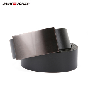 JackJones 杰克琼斯 男秋进口真皮牛皮革滑扣皮带裤腰带E|2171BE504