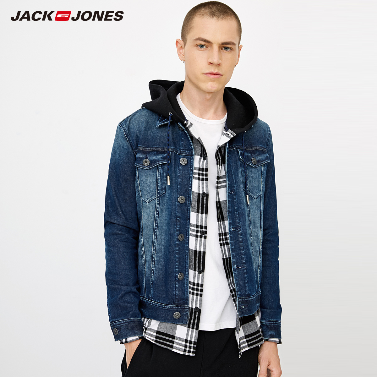 Blouson homme JACK JONES  JACK JONES manches longues en Coton - Ref 3117643 Image 2