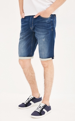 JackJones Jack Jones cotton thoáng khí mồ hôi thấm knit casual quần short thể thao 218215527