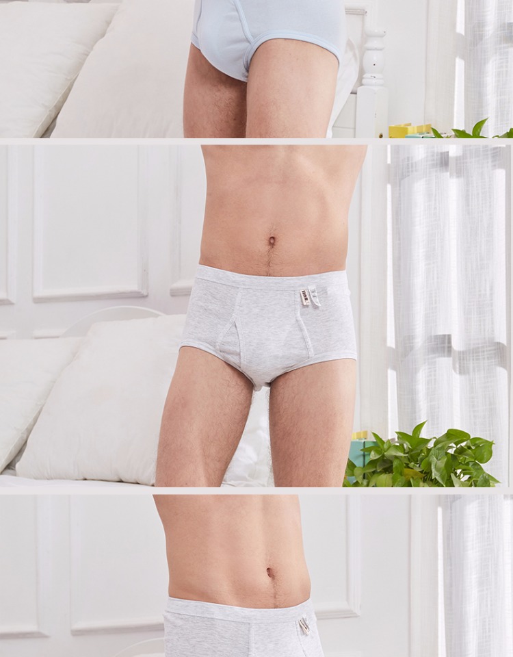 [3] đồ lót nam cotton thoáng khí quần short mỏng trung niên rộng eo cao quần cỡ lớn quần lót bầu