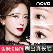 NOVO mới mascara bay ngoài trái đất dày uốn cong không thấm nước dày tự nhiên dài không nở - Kem Mascara / Revitalash