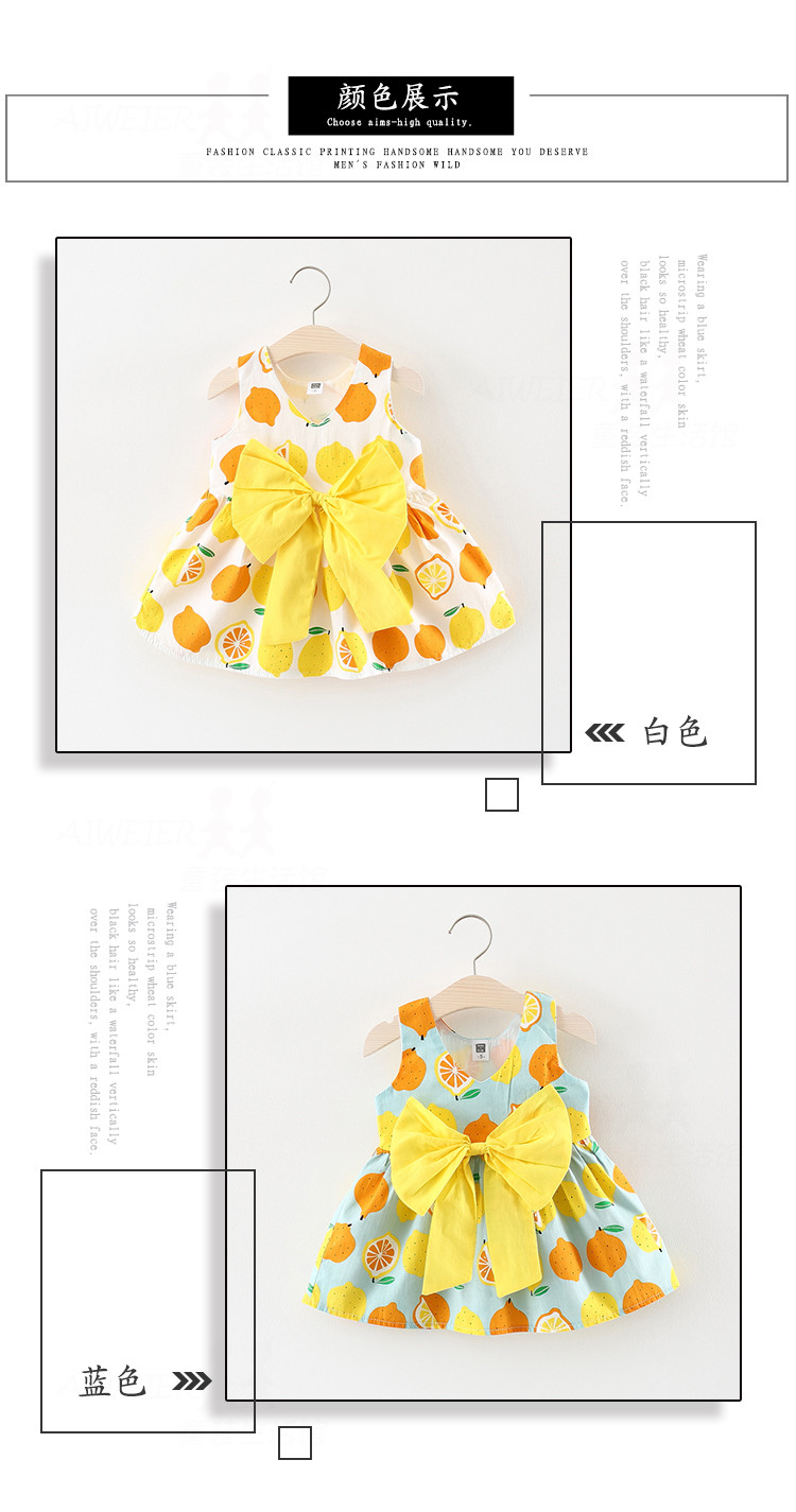 Quần áo trẻ em cô gái nước ngoài ăn mặc mùa hè trẻ em cô bé váy 0-1-3 tuổi nữ bé mùa hè công chúa váy 2