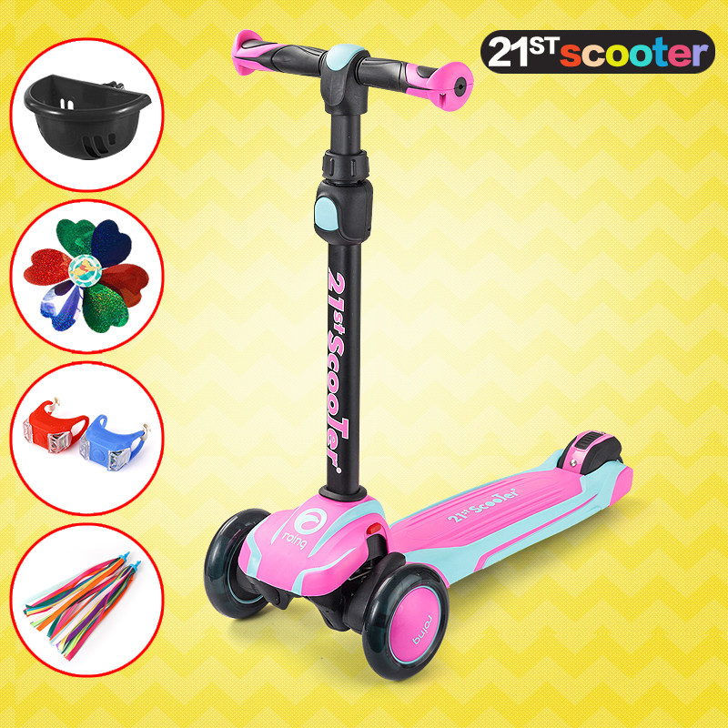 21stscooter scooter children's slide car boys and girls 2 years old baby slip car three-wheeled 3-6-12 years old