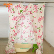 Bath cover Plastic bathing tent Warm Gathering gas bath tent Increase Thickened Adult Children Square Bath Curtain Tent Chinese