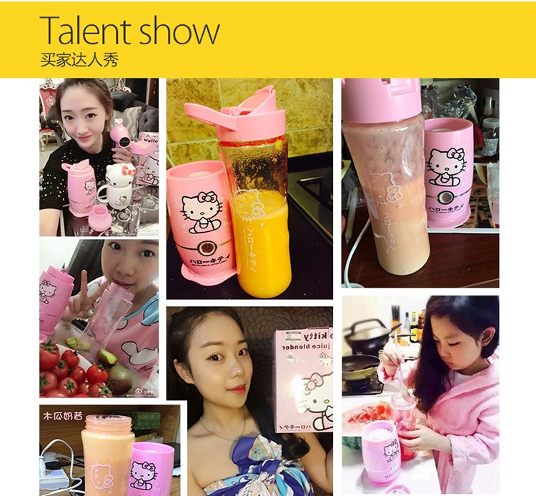 máy ép trái cây philip helloKitty mèo đa chức năng máy ép trái cây mini máy ép trái cây điện cho bé sữa trộn máy sinh tố panasonic