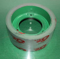  4 inch green powerful high wear-resistant hulling rubber roller Fifth generation rice milling rubber roller thickened rice shelling rubber roller