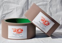  Red Flag bridge 4 inch brown huller rubber roller First generation styrene-butadiene rubber roller rice rubber wheel huller rubber roller