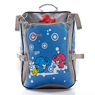 Cougar kids roller skating backpack can be used for cougar cartoon S M size can also be used as a school bag