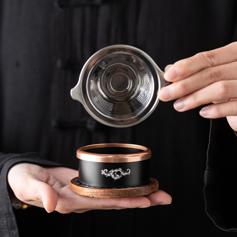 Stainless Steel Tea Leak Home Tea Set Accessories Tea Filter Tea Filter High-end End Tea Filter Tea Filter Tea God-Taobao