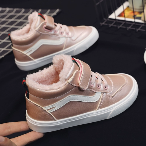 Детская обувь, детские зимние демисезонные утепленные туфли для мальчиков, 2019, в корейском стиле
