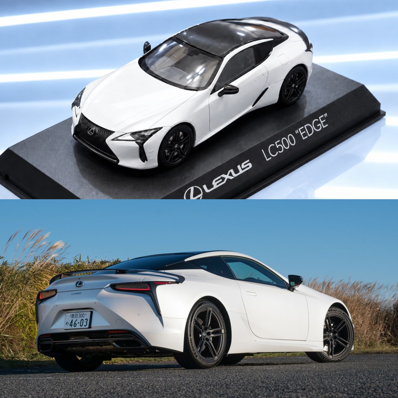 Kyosho Lexus Lc500 Edge Hakugin 1:43 Limited Special Edition Kyosho Lexus Lc500 Edge Hakugin 1:43 Limited Special Edition