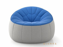 Factory direct sale creative custom leisure sofa chair negotiation sofa chair pumpkin shaped sofa coffee shop