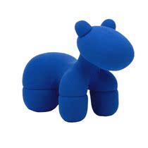 Designer puppy chair FRP childrens toy chair casual pony chair can be made glossy soft bag