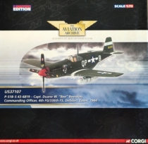 Corgi Paparazzi 1 72 World War II U.S. Army P51-B Mustang Fighter Alloy Finished Out of Print Collection