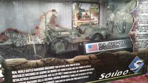 FOV 82003 1: 32 WWII US Army Willis jeep light old D-DAY series old model