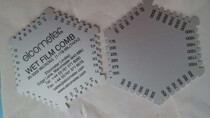 British high Elcometer112AL aluminum wet film comb B112AL(25-3000um) wet film thickness gauge