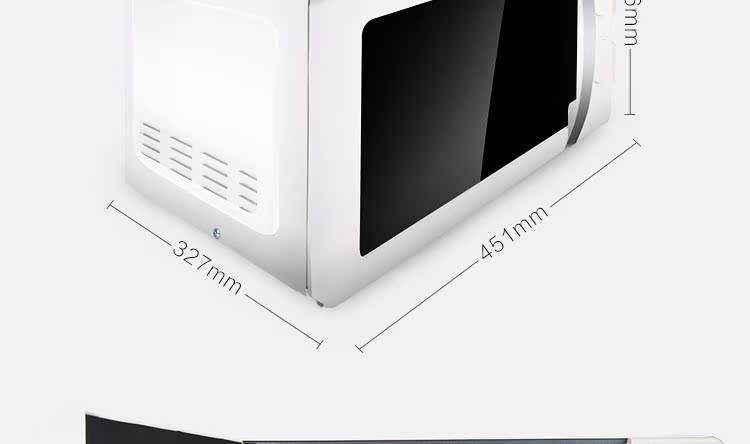 lò vi sóng electrolux Haier / Haier MZC-2070M1 lò vi sóng gia dụng nhỏ màu trắng khuyến mãi bàn xoay cơ khí nhỏ lò nướng sharp