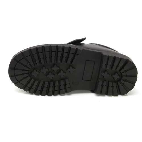 Обувь в английском стиле для мальчиков для черной кожи, детские туфли, в британском стиле, осенняя, из натуральной кожи, мягкая подошва, подходит для подростков