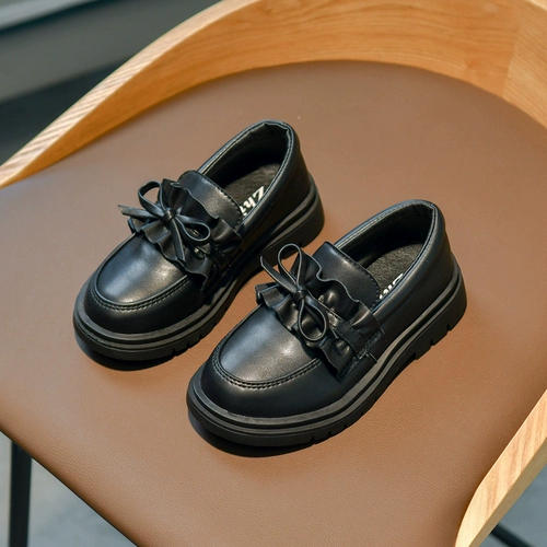 Туфли для принцессы, детская обувь для кожаной обуви в английском стиле, мягкая подошва, в британском стиле