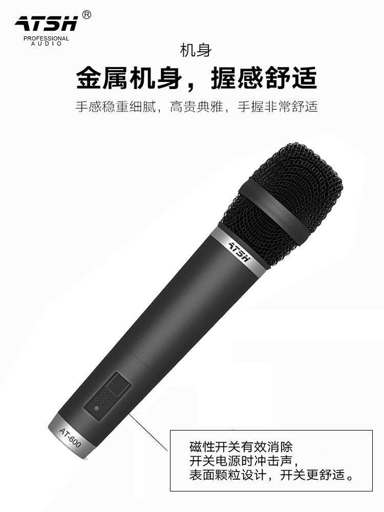 Wired microphone Home ktv dynamic singing conference stage Karaoke professional k song Home wired microphone
