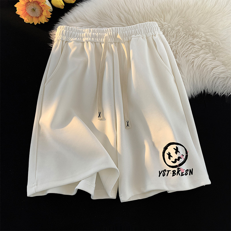 Little Devil Shorts Men's Summer 2025 New Trendy Brand Loose Basketball Sports Casual Five-Point Shorts