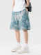 High-End Floral Shorts for Men, Summer Thin Style, 2025 New Hawaiian Beach Shorts, Loose Casual Five-Point Shorts