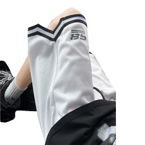 Ice silk quick-drying sports shorts mens summer thin mesh breathable American basketball five-point pants loose large size pants