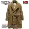 Overseas Direct Mail Package Tax Cockpit USA Casablanca Detachable Fur Lined Trench Coat Made in the United States