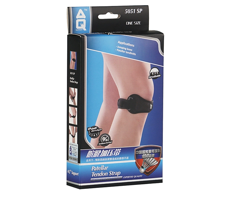 American AQ patella vành đai kneepad chạy thể dục nam và nữ bóng rổ cưỡi cầu lông áp lực bảo vệ sụn khớp 5051SP - Dụng cụ thể thao