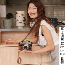 SVEN Fuji xt5 genuine leather protective case camera strap leather xt50 camera leather case xh2 camera wrist strap xt4