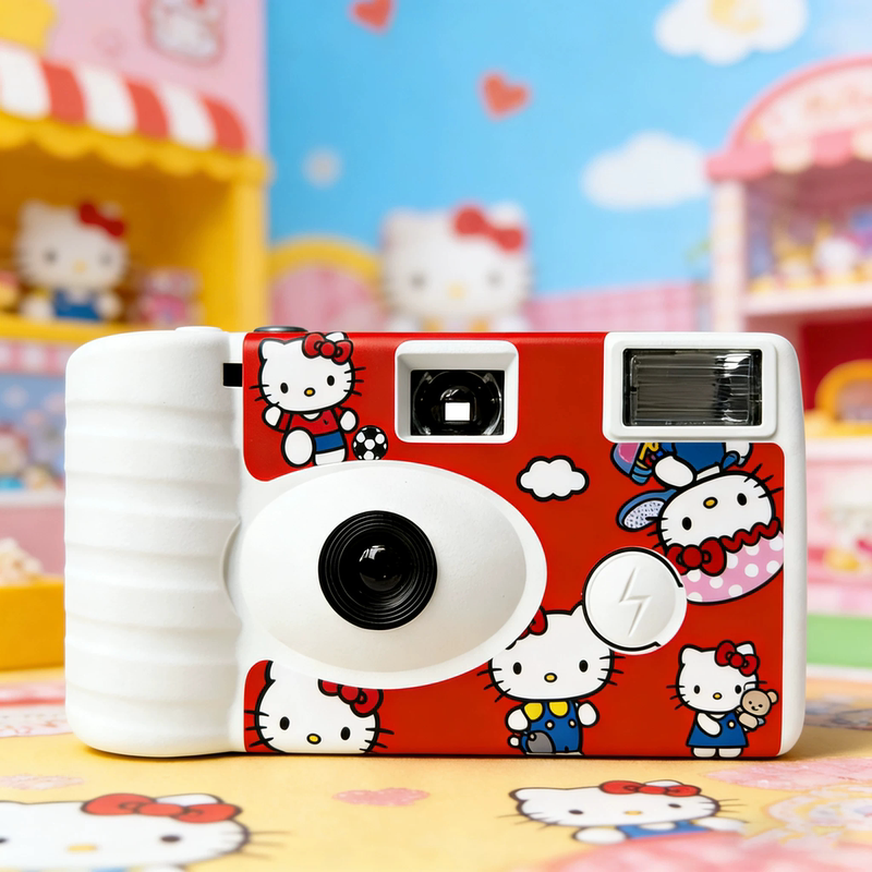 Hello Kitty Pudding Dog Kuromi My Melody Sanrio Disposable Film Camera Creative Birthday Gift