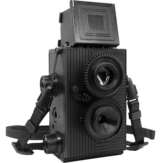 Creative twin-lens reflex camera, a scientifically assembled camera for adults, GakkenFlex