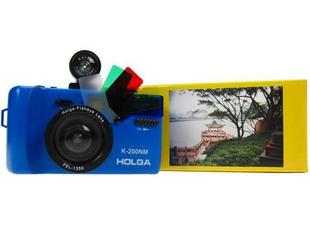 Máy ảnh LOMO Fisheye K200N Nâng cấp Fisheye Wide Angle Máy ảnh Blue Phí vận chuyển