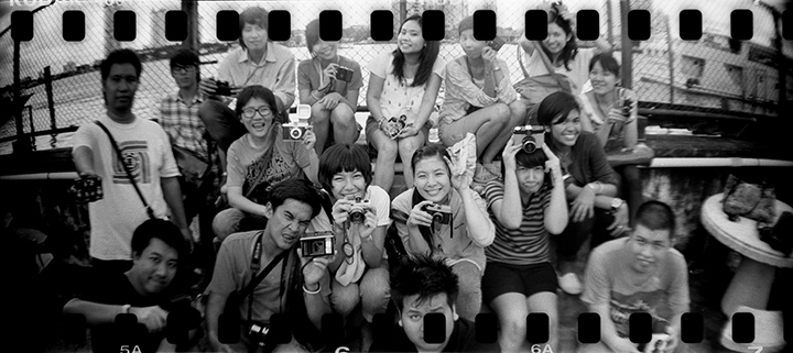 Máy ảnh toàn cảnh Lomo Máy ảnh toàn thân răng cưa Sprocket Rocket White!