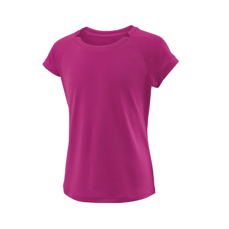 18 new wilson wilson children's clothing tennis suit children's short sleeves girls' tennis sports T-shirt
