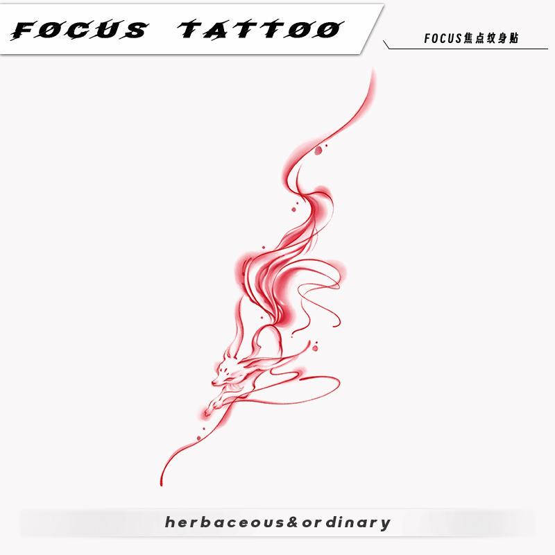 Chinese Style High-End Red Fox Arm Collarbone Chest Front Back Waist Colorful Tattoo Stickers for Women, Waterproof and Long-Lasting Chinese Style High-End Red Fox Arm Collarbone Chest Front Back Waist Colorful Tattoo Stickers for Women, Waterproof and Long-Lasting