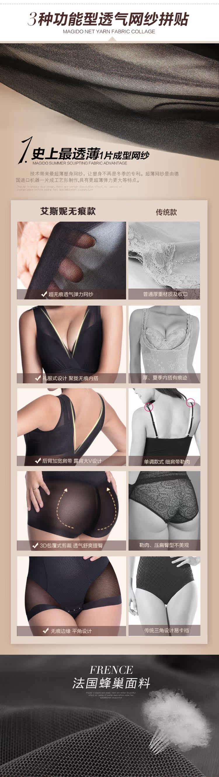 Sous-vêtement minceur sexy en nylon - Ref 707963 Image 12