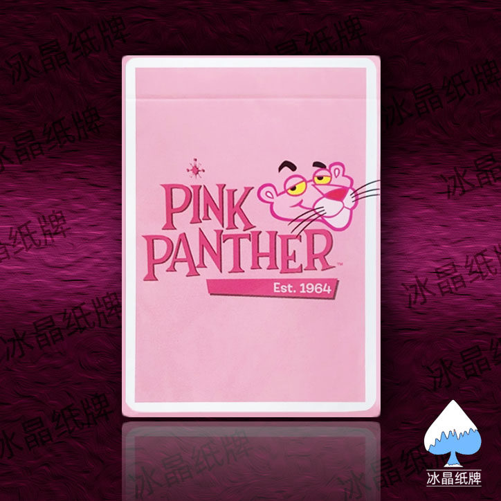 (Ice Crystal Cards) Pink Panther Fontaine floral collection Poker for the Pink Panther Fontaine