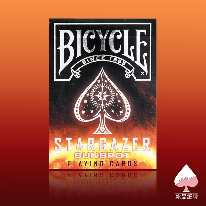 (Ice Crystal Cards) USPCC Bike Watching Stars Sunblack Flowers collection Poker