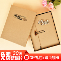 diy handmade birthday gift album This couple make souvenir album Photo book custom send boyfriend friend
