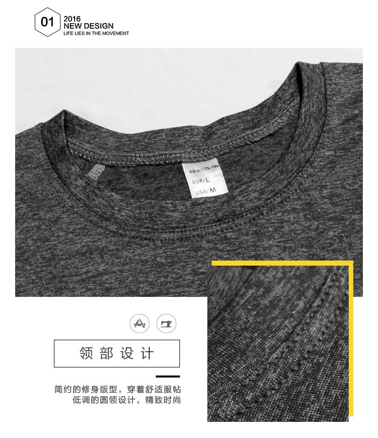 Nhanh chóng làm khô áo thun cổ tròn logo tùy chỉnh quần áo thể dục ngắn tay đào tạo huấn luyện viên cá nhân chạy áo thể thao nữ áo phông thể thao