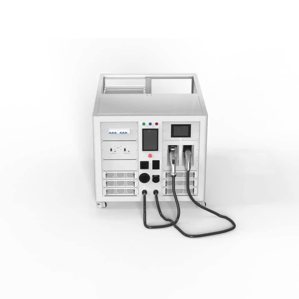 60kw Emergency Mobile Ev Charging System 56kwh Dc Electric Car Charger