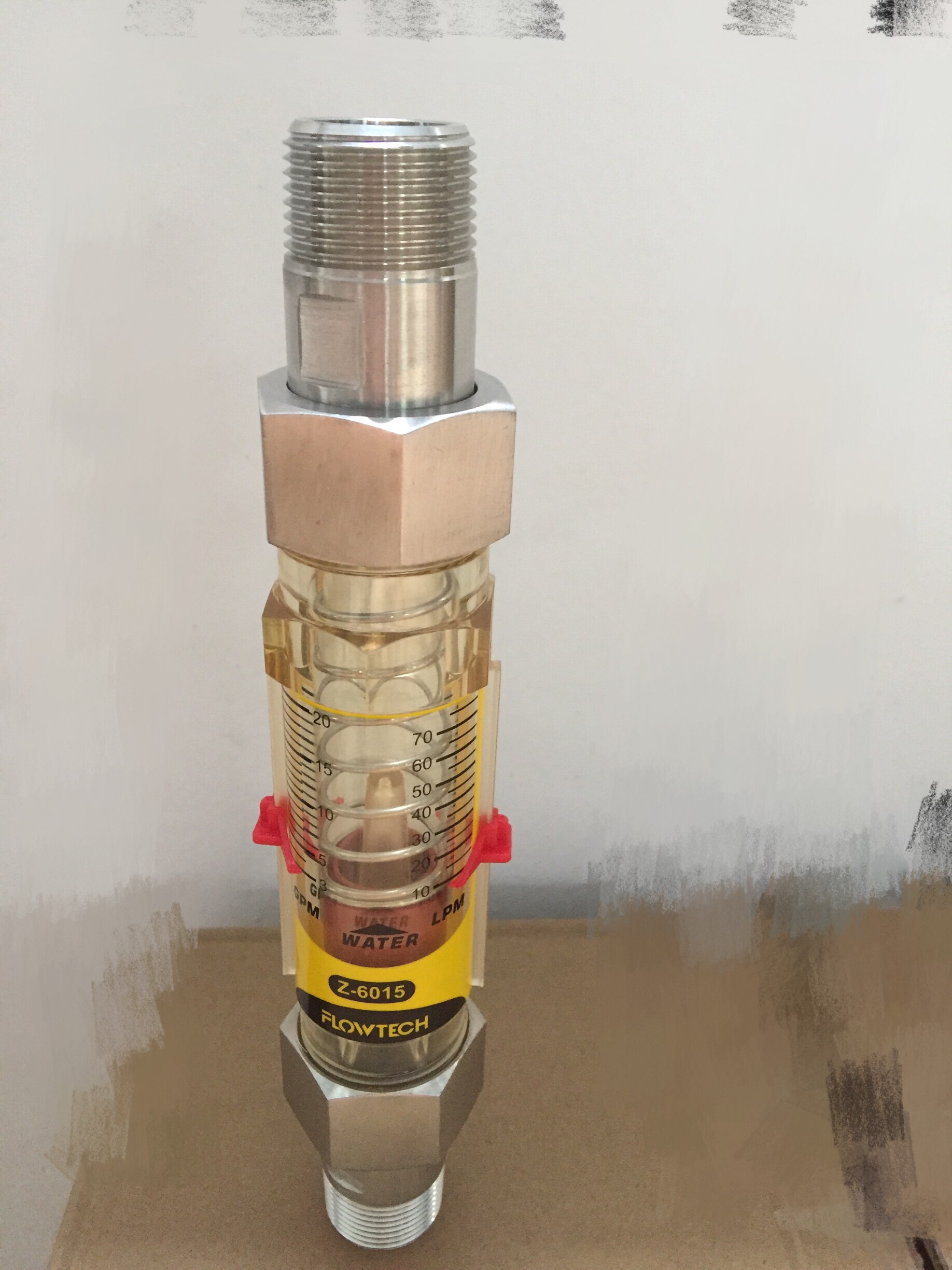 Z-6000 Horizontal Flow Meter Semiconductor Industry Horizontal Stainless Steel Z-6015