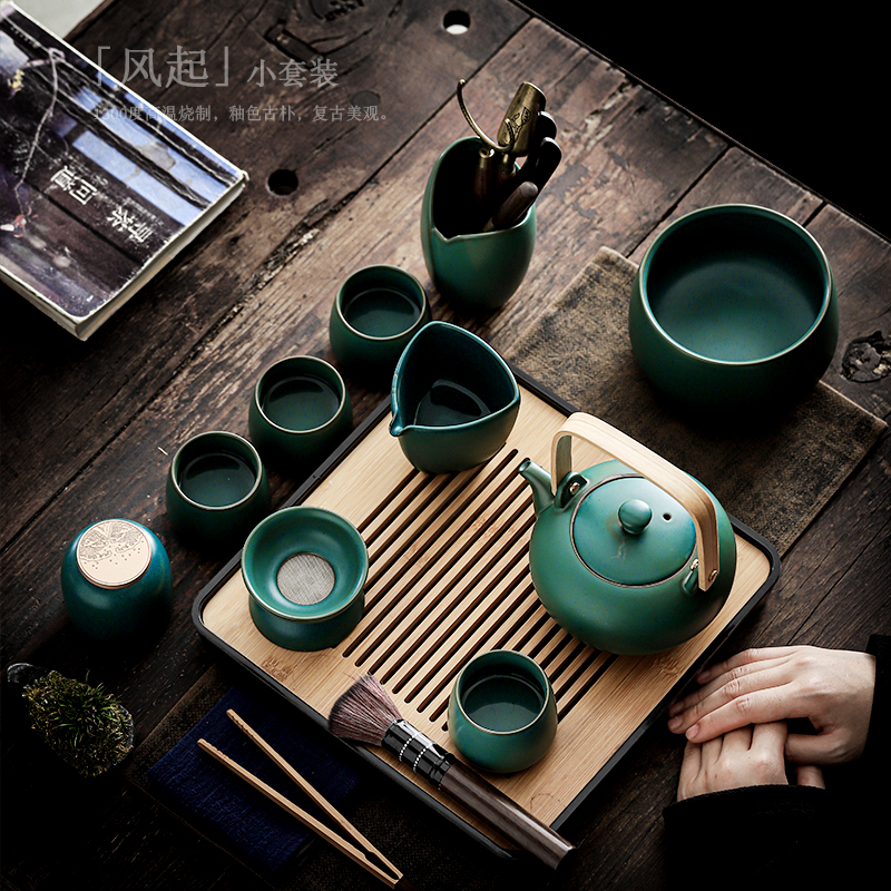Touch Miss Ceramic Tea Jar Public Cup Delivery Courtesy Home Modern Minima Tea Set Small Tea Tea Tray 