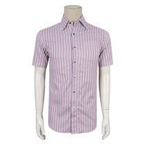 Special 280-INTER summer mens shirt stripes simple and versatile business casual cotton