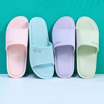 Soft bottom durable slippers couples home slippers Bath Bath fun slippers indoor bathroom non-slip soft bottom men
