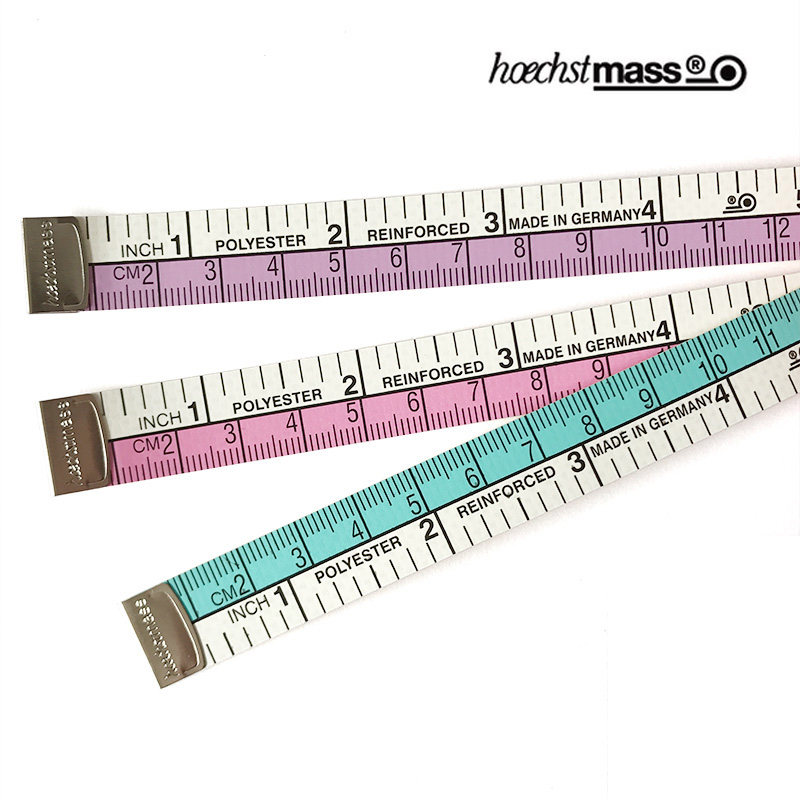 German Import Hoechstmass Clothing Leather Ruler Tailor Size Soft Ruler 3 Color 1 5CM Width