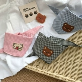 Ins собака собака шарф плюшевый медведь медвежь