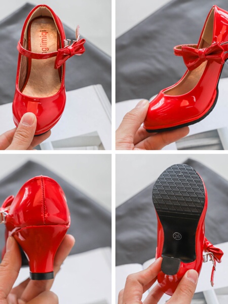 Girl Pink Catwalk Kids High Heels — 4