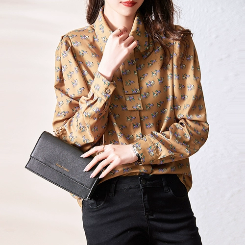 Весенняя ретро качественная элитная рубашка, 2021 года